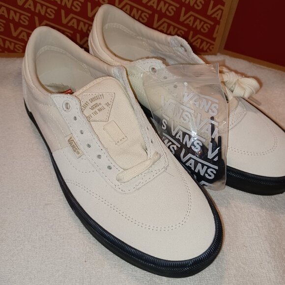 Vans Men's 6.5/Women's 8 Gilbert Crockett Pro Antique White/Black VN0A5JIF86H - Picture 5 of 12